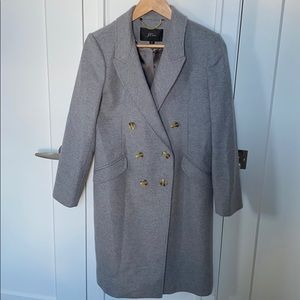 J. Crew Double-Breasted Wool and Cashmere Topcoat